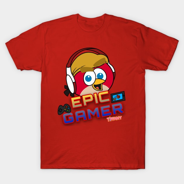 TIFFANY: Epic Gamer Lachie T-Shirt by TiffanyFisherArtist